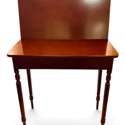 Bombay Co. Dark Wooden Flip-Top Console Table
