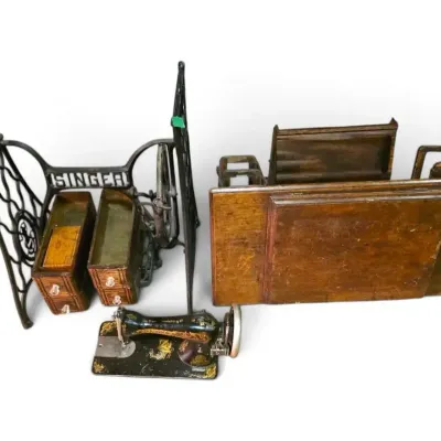 Antique Disassembled Singer Sewing Machine