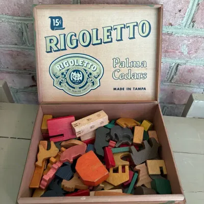 Vintage (Possibly German) Wooden toys