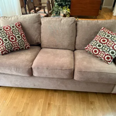 Like New Microfiber Sofa