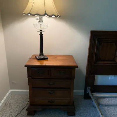 Pleasant Valley Bedside Tables and Lamps 