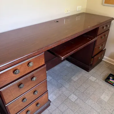 Looks Traditional But Has Keyboard Pull Out Tray