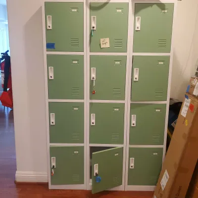 Lockers with Keys, Great for Work or Office- Personal Item Storage and Security 