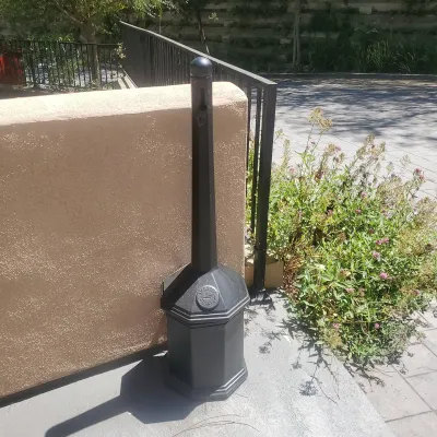 Smokers Outpost Cigarette Butt Trashcan 