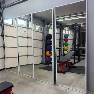 Contractors Wardrobe Mirrors, 4 Pieces 