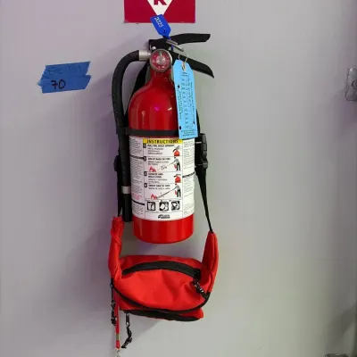 Fire Ext W Mask Bag