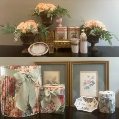 Vintage Shabby Chic Bathroom Decor