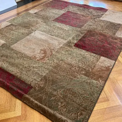 Mohawk Patchwork Block Design Area  Rug