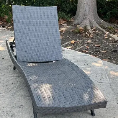 Adjustable Outdoor Chaise Lounge: Lot D