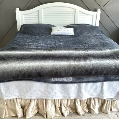 King Size Headboard, Mattress, BS, And Bedding