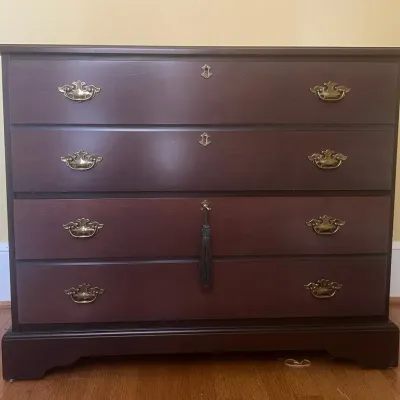 Vintage Victorian Revival 2 Drawer Chest