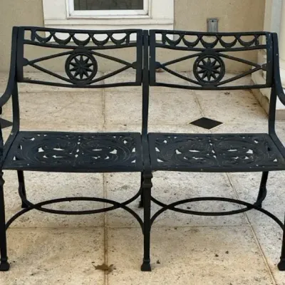 Kenneth Lynch “Star & Dolphin” Double Settee