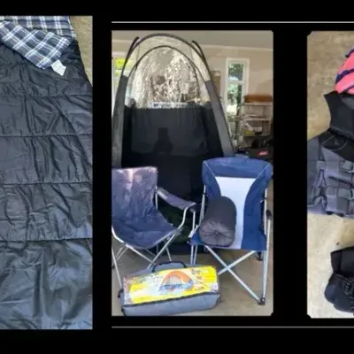 Camping Variety With Sleeping Bag Pair: 12pcs