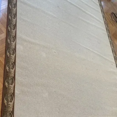 Large Light Beige Area Rug