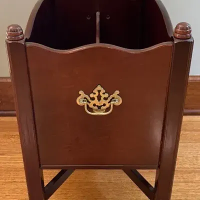 Bombay Wood Magazine Rack