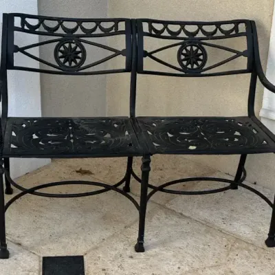 Kenneth Lynch “Star & Dolphin” Double Settee