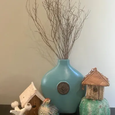 Earthy Cool Tone Decor Variety