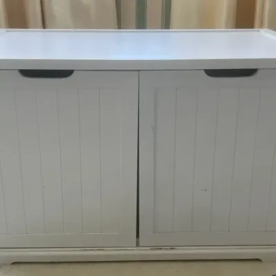 White Accent Cabinet