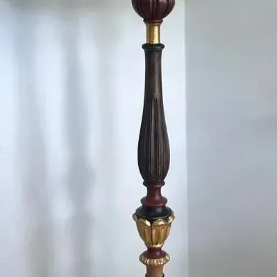 Regency Style Gilt Floor Lamp