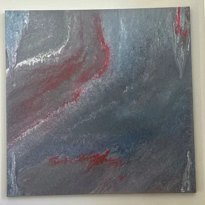Large Print On Canvas Art Piece 