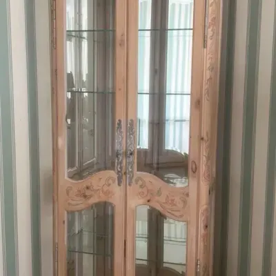 Large Lighted Curio Cabinet