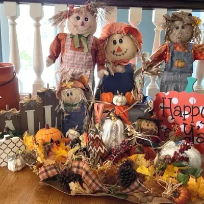 Variety Of Fall Decorations