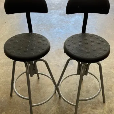 Global Industrial Adjustable Shop Chair Pair