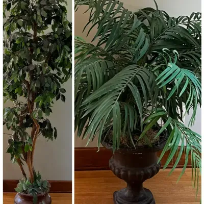 Pair Of Faux Plants