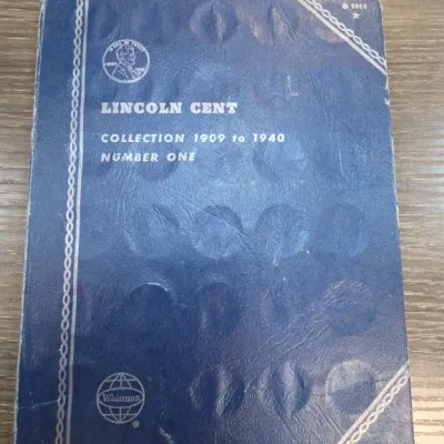 Whitman Lincoln Cent Collection 1909 to 1940 Folder