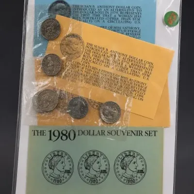 1980 Dollar Souvenir Coin Set