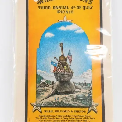 Willie Nelson Third Annual 4th of July Picnic Poster