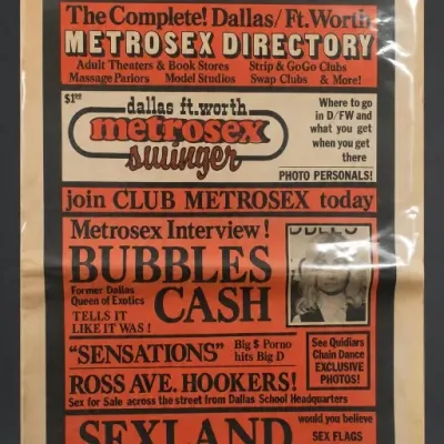 Dallas Ft. Worth Metrosex Swinger Directory Poster