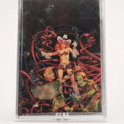 Comic Book With Fantasy Cover Art in Plastic Case