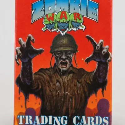 Zombie War Trading Cards Box