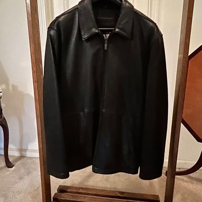 Men’s Black Leather Jacket