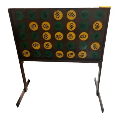 Baylor University Wooden Connect Four Game