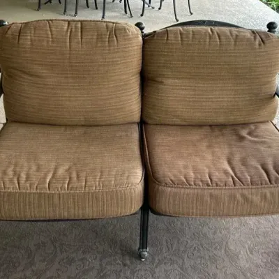 Hanamint St. James Cast Aluminum Patio Loveseat