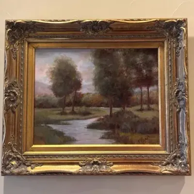 V Floyd Signed Painting
