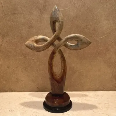 Oliver Lawrence Signed Imago Contemporary Abstract Sculpture