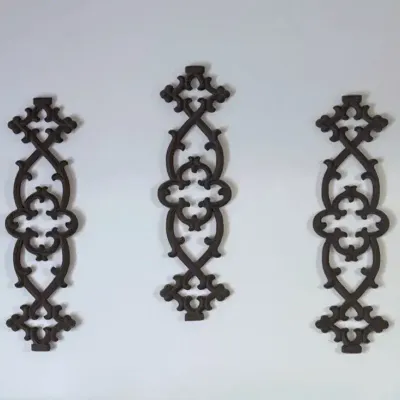 Southern Living Wrought Iron Art Display 