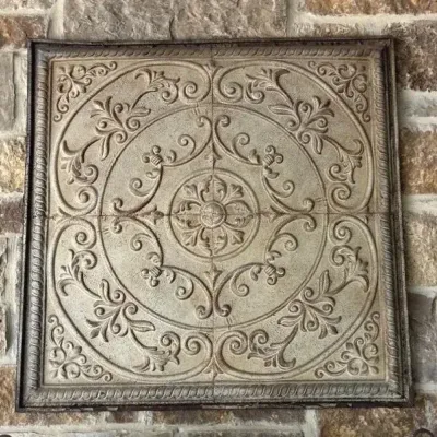 Rustic Tin Decorative Wall Panel Decor