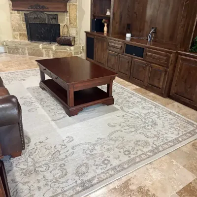 Natural toned, Handwoven Rug 8.6” x 11.6” 