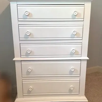 Solid Wood 5 Drawer Dresser