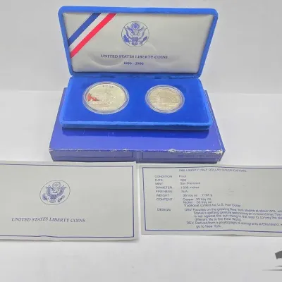 1410 1986 us liberty coins