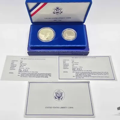 1408 1986 us liberty coins