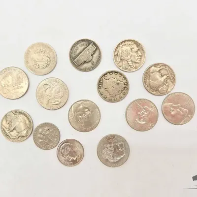 1610 us currency nickles and dimes