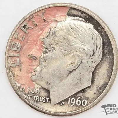 1412 1960d roosevelt dime 2 5g