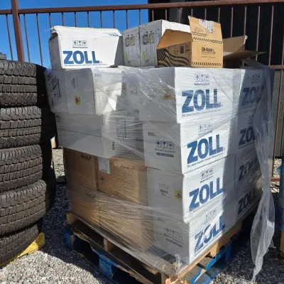 2758 medical defibrillator pads boxes
