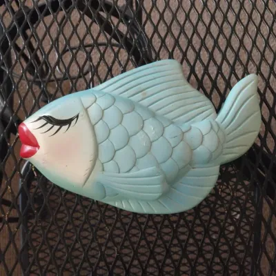 Sale Photo Thumbnail #289: CHAULKWARE FISH-METAL WALL ART-FISH WIND CHIME