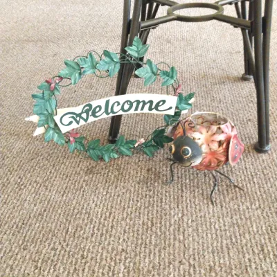 Sale Photo Thumbnail #229: MEASURES 26 ROUND ALSO METAL BIRD CCANDLE HOLDER